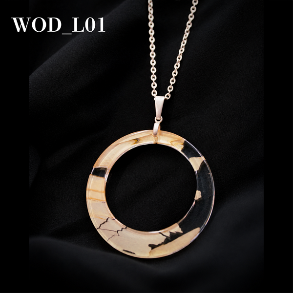 【舞台のカケラ】アクセサリーLサイズ(ネックレス(木材ver))《WOD_L01～WOD_L02》