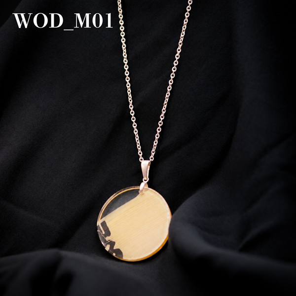 【舞台のカケラ】アクセサリーMサイズ(ネックレス(木材ver))《WOD_M01～WOD_M02》